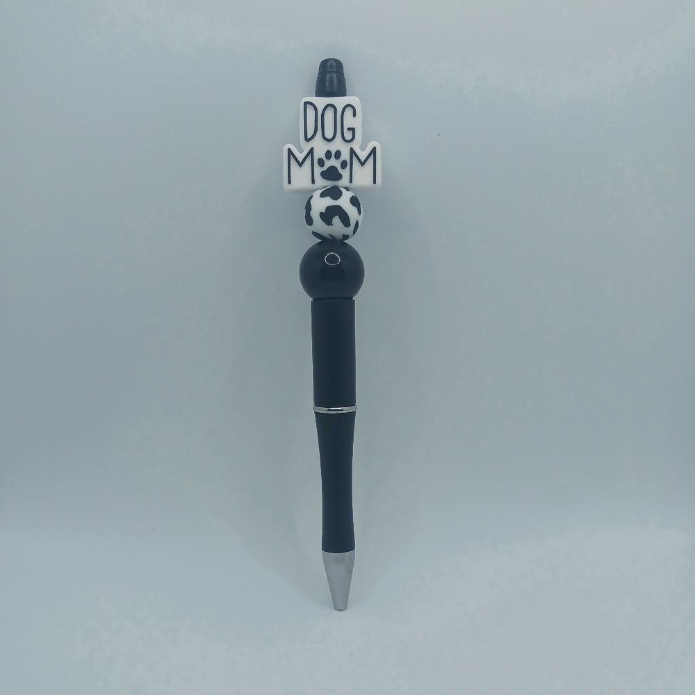 Dog Mom Silicone Beaded Pen
